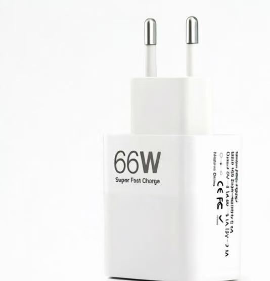 66W 3-Port EU Plug Super Fast Charger USB-A+Type-C+USB-L Wall Charger,DonvisTek,66W 3-Port EU Plug Super Fast Charger USB-A+Type-C+USB-L Wall Charger