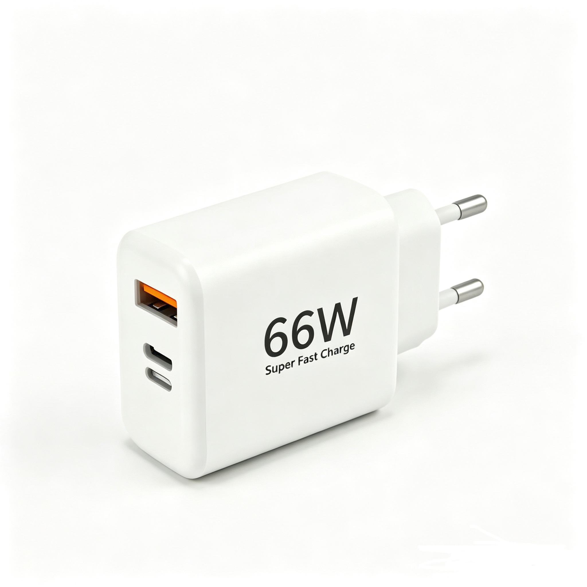 66W 3-Port EU Plug Super Fast Charger USB-A+Type-C+USB-L Wall Charger,DonvisTek,66W 3-Port EU Plug Super Fast Charger USB-A+Type-C+USB-L Wall Charger