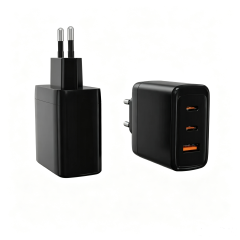 66W 3-Port EU Plug GaN Fast Charger,DonvisTek,66W 3-Port EU Plug GaN Fast Charger