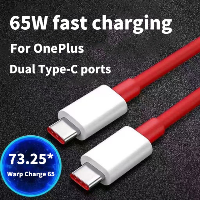 65W Warp Charge Dual Type-C Charging Cable For OnePlus,DonvisTek,65W Warp Charge Dual Type-C Charging Cable For OnePlus