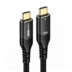 100W USB-C to USB-C Braided Cable | 20Gbps 4K@60Hz Video PD Charging Cable,DonvisTek,100W USB-C to USB-C Braided Cable | 20Gbps 4K@60Hz Video PD Charging Cable
