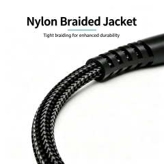 100W USB-C to USB-C Braided Cable | 20Gbps 4K@60Hz Video PD Charging Cable,DonvisTek,100W USB-C to USB-C Braided Cable | 20Gbps 4K@60Hz Video PD Charging Cable