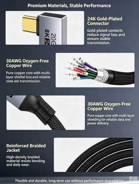 240W USB3.2 Gen2 Type-C Full Function Right Angle Male to Female Extension Cable 20Gbps 8K Video,DonvisTek,240W USB3.2 Gen2 Type-C Full Function Right Angle Male to Female Extension Cable 20Gbps 8K Video