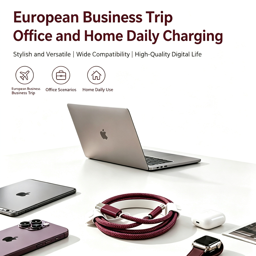 Cabo de Carregamento Rápido Trançado USB C para USB C de 60W para iPhone 18 Series, DonvisTek, # Cabo de Carregamento Rápido Trançado USB C para USB C de 60W para iPhone 18 Series