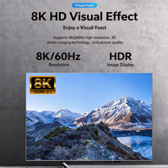 8K HDMI Bi-Directional Switch 2 in 1 Out 1 in 2 Out HDMI 2.1 Switcher,DonvisTek,8K HDMI Bi-Directional Switch 2 in 1 Out 1 in 2 Out HDMI 2.1 Switcher