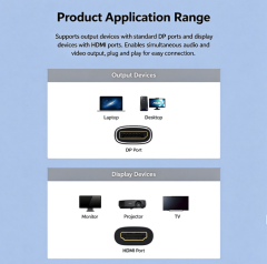8K DP Male to HDMI Female Adapter, DP to HDMI Converter,DonvisTek,8K DP Male to HDMI Female Adapter, DP to HDMI Converter
