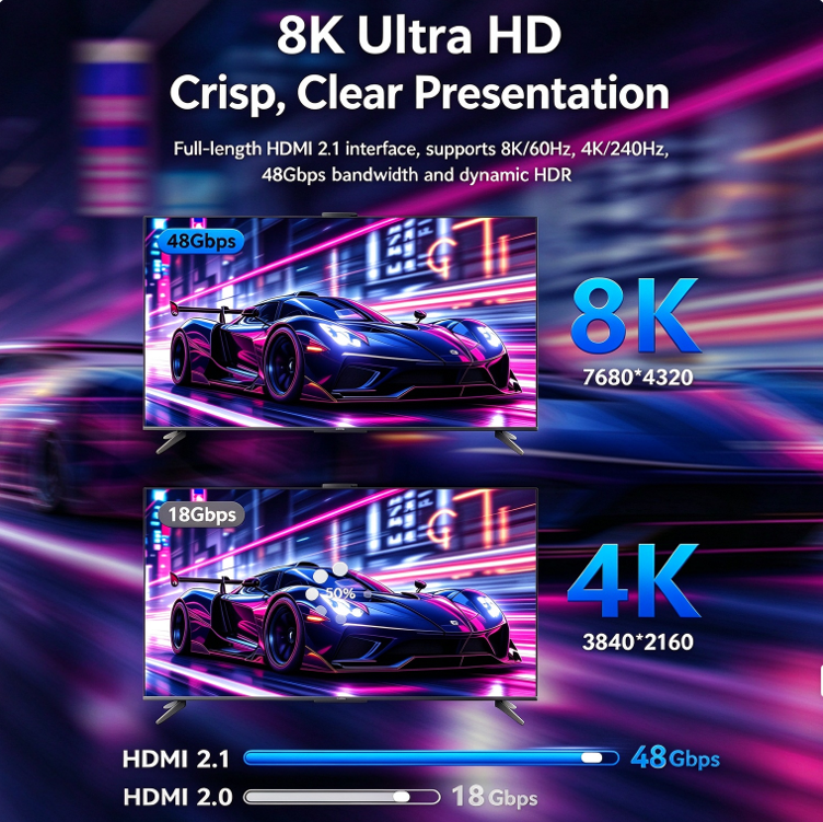 8K HDMI 2.1 Fiber Optic Cable 48Gbps 8K60Hz 4K240Hz HDMI Cable,DonvisTek,8K HDMI 2.1 Fiber Optic Cable 48Gbps 8K60Hz 4K240Hz HDMI Cable