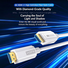 8K HDMI 2.1 Fiber Optic Cable 48Gbps 8K60Hz 4K240Hz HDMI Cable,DonvisTek,8K HDMI 2.1 Fiber Optic Cable 48Gbps 8K60Hz 4K240Hz HDMI Cable