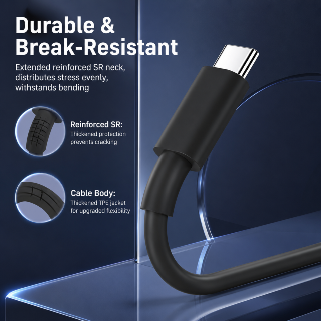 Samsung 100W USB-C to USB-C Fast Charging Cable | 6A Super Fast Charge & 40MB/s Data Sync Cord for Galaxy S24/S23/Note Series,DonvisTek,Samsung 100W USB-C to USB-C Fast Charging Cable | 6A Super Fast Charge & 40MB/s Data Sync Cord for Galaxy S24/S23/Note Series
