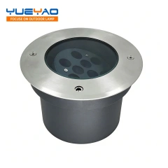 YY-DMD-K304,MY SHOP,Round Stainless Steel Outdoor Inground Up Light