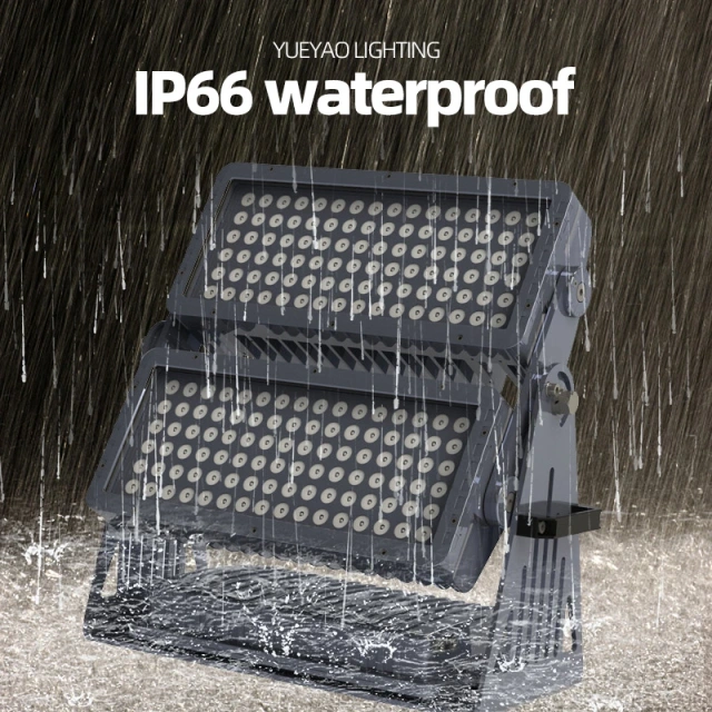 100W-600W high-power DMX512 floodlight,YUEYAO - Premium Outdoor Lighting Manufacturer,Outdoor High Power LED Flood Light