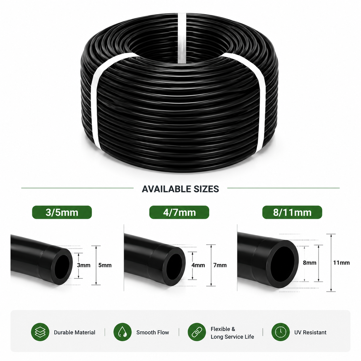 PVC Capillary Tube for Micro Irrigation Systems,Aquagrowirrigation,PVC Capillary Tube for Micro Irrigation Systems | GrowMate