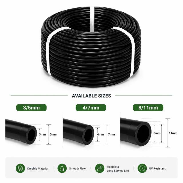 PVC Capillary Tube for Micro Irrigation Systems,Aquagrowirrigation,PVC Capillary Tube for Micro Irrigation Systems | GrowMate