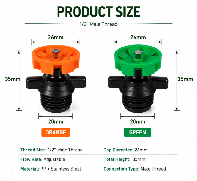 360° Rotating Micro Sprinkler for Agricultural Irrigation,Aquagrowirrigation,360° Rotating Micro Sprinkler for Agricultural Irrigation