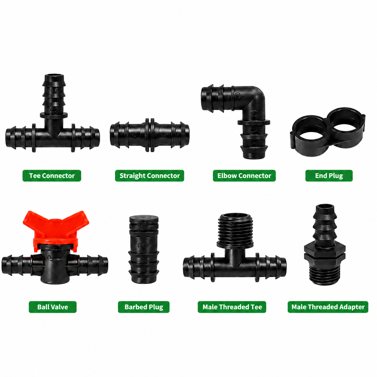 16mm Barbed Irrigation Fittings for PE Pipe Systems,Aquagrowirrigation,16mm Barbed Irrigation Fittings for PE Pipe Systems