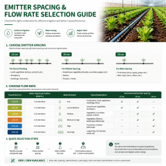 16mm Inline Drip Irrigation Pipe with Built-in Emitters,Aquagrowirrigation,16mm Inline Drip Irrigation Pipe | GrowMate