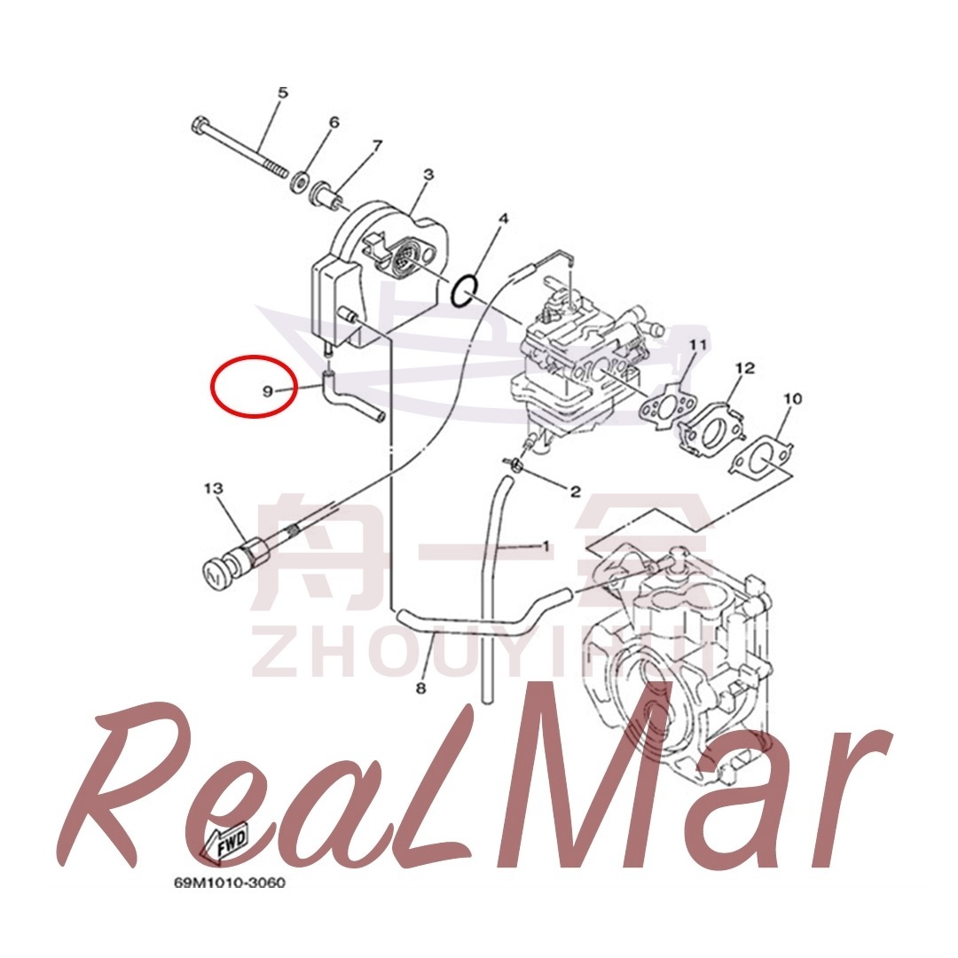 HOSE (L70) (90445-07805),Dimo,HOSE (L70) (90445-07805)-Dimo