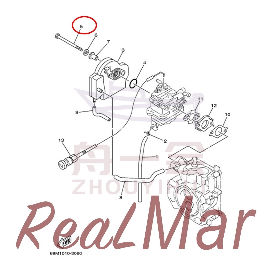 BOLT (97595-06575),Dimo,BOLT (97595-06575)-Dimo
