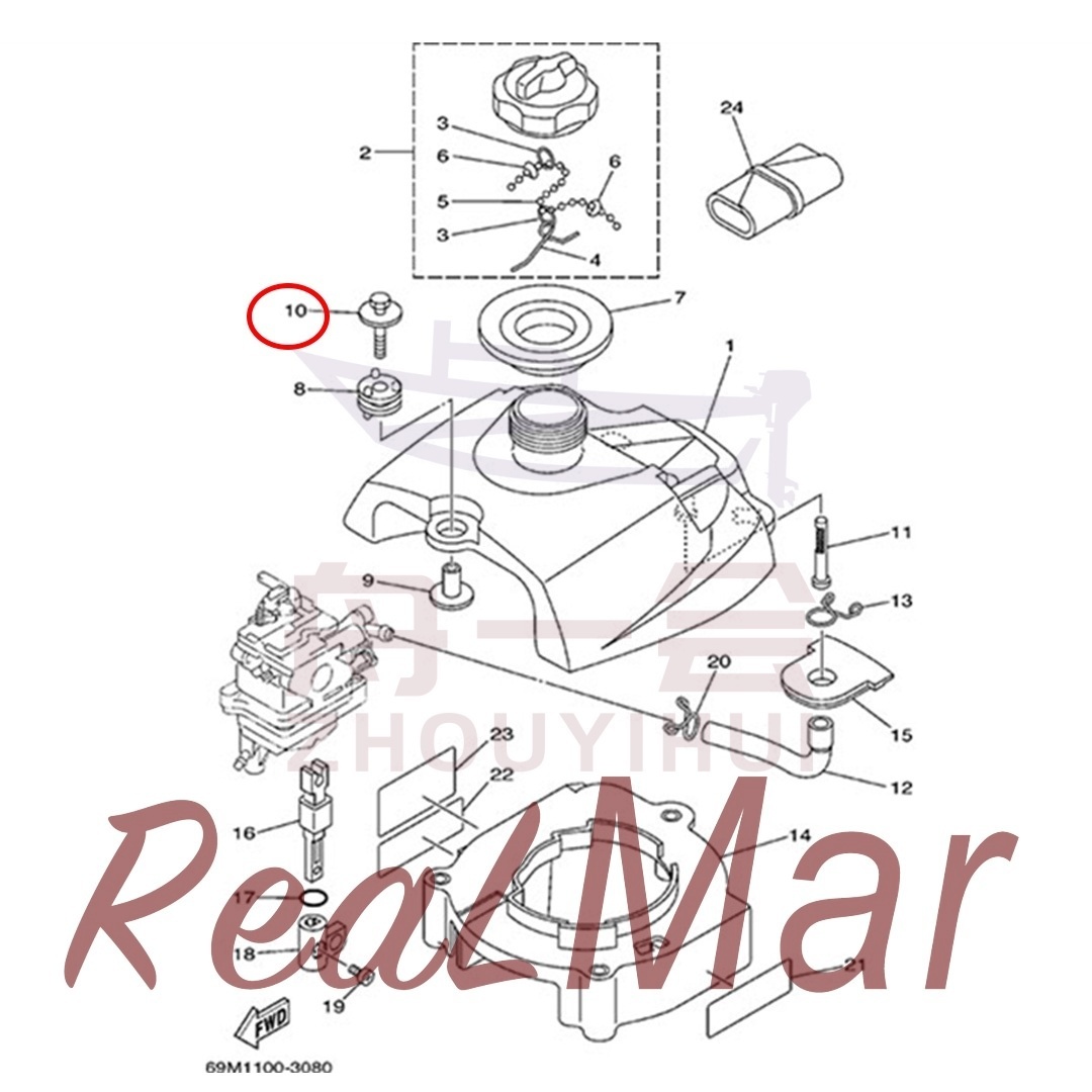 BOLT (68F-85119-00),Dimo,BOLT (68F-85119-00)-Dimo