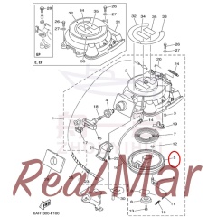 .DRUM  SHEAVE (63V-15714-00),Dimo,.DRUM  SHEAVE (63V-15714-00)-Dimo
