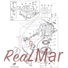 .HANDLE  STARTER (689-15755-01),Dimo,.HANDLE  STARTER (689-15755-01)-Dimo