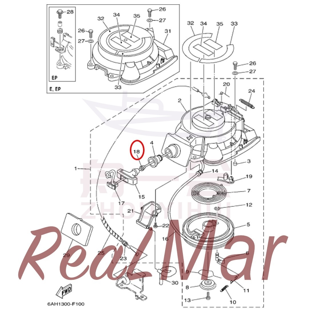 .DAMPER (6A0-15789-00),Dimo,.DAMPER (6A0-15789-00)-Dimo