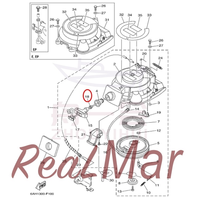 .DAMPER (6A0-15789-00),Dimo,.DAMPER (6A0-15789-00)-Dimo