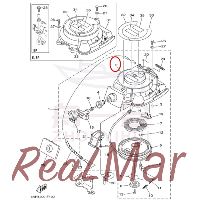 .CASE  STARTER (6AH-15711-00),Dimo,.CASE  STARTER (6AH-15711-00)-Dimo
