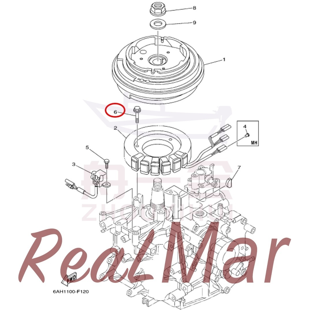 BOLT  FLANGE (95895-06030),Dimo,BOLT  FLANGE (95895-06030)-Dimo