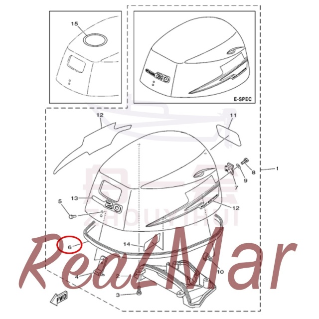 .SEAL (6AH-42615-00),Dimo,.SEAL (6AH-42615-00)-Dimo