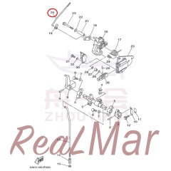 LINK  ACCEL. (6AH-41211-00),Dimo,LINK  ACCEL. (6AH-41211-00)-Dimo