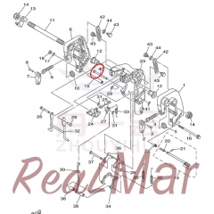 SHAFT  REVERSE LOCK (68T-43659-00),Dimo,SHAFT  REVERSE LOCK (68T-43659-00)-Dimo