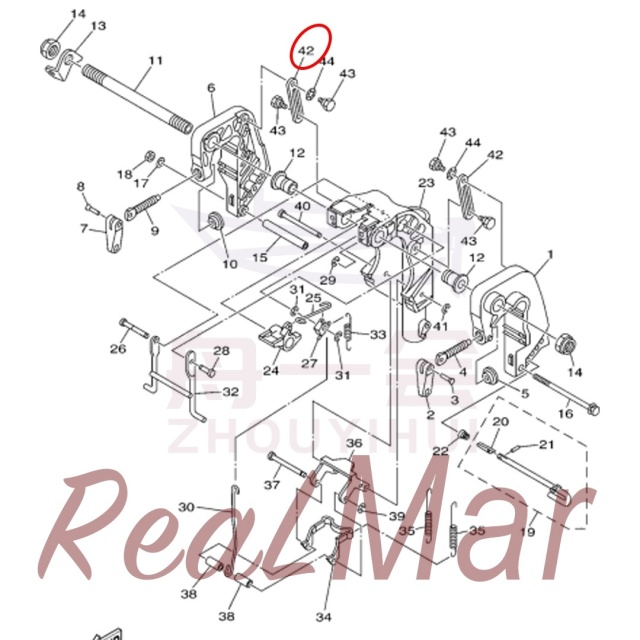 STOPPER (6AH-43627-00),Dimo,STOPPER (6AH-43627-00)-Dimo