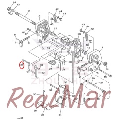 SHAFT  LEVER (6AH-43646-00),Dimo,SHAFT  LEVER (6AH-43646-00)-Dimo