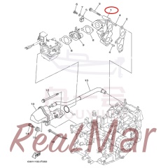 MANIFOLD 1 (6AH-13641-00-94),Dimo,MANIFOLD 1 (6AH-13641-00-94)-Dimo