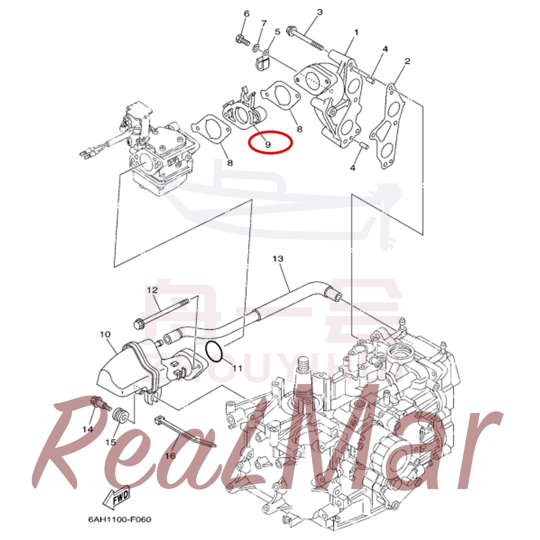 INSULATOR (6AH-14271-00),Dimo,INSULATOR (6AH-14271-00)-Dimo
