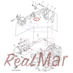 INSULATOR (6AH-14271-00),Dimo,INSULATOR (6AH-14271-00)-Dimo