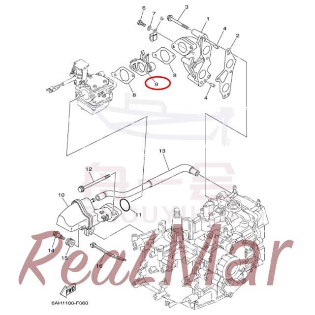 INSULATOR (6AH-14271-00),Dimo,INSULATOR (6AH-14271-00)-Dimo