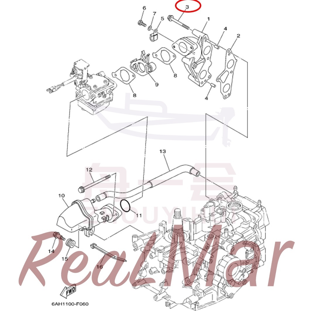 BOLT  WITH WASHER (97595-06555),Dimo,BOLT  WITH WASHER (97595-06555)-Dimo