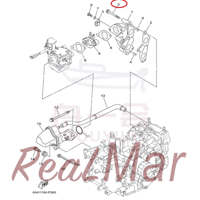 BOLT  WITH WASHER (97595-06555),Dimo,BOLT  WITH WASHER (97595-06555)-Dimo