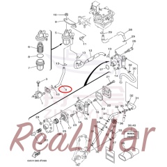 PIPE  FUEL 1 (6AH-24311-00),Dimo,PIPE  FUEL 1 (6AH-24311-00)-Dimo