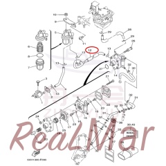 PIPE 2 (6AH-24312-00),Dimo,PIPE 2 (6AH-24312-00)-Dimo