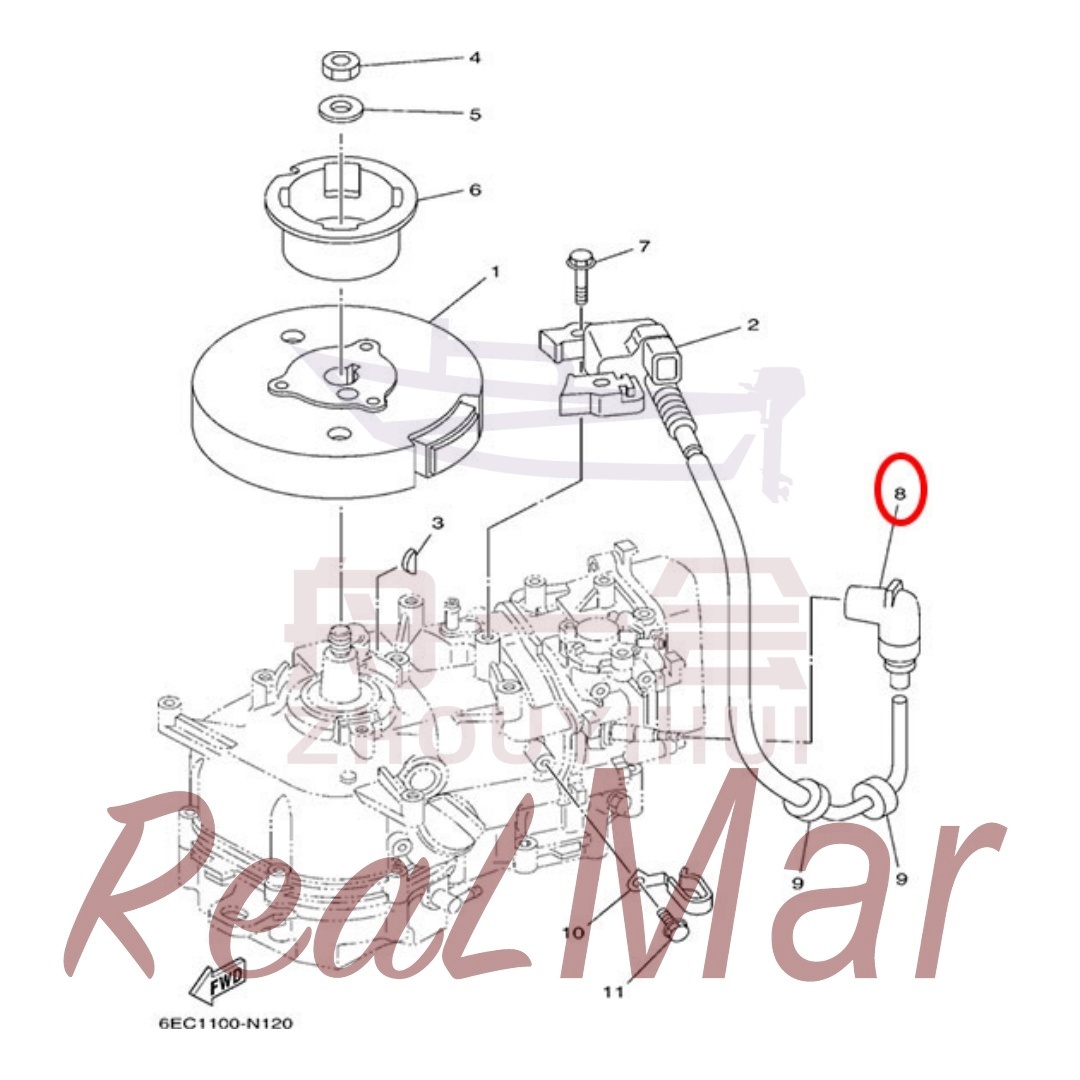 PLUG CAP ASSY (6BX-82370-00),Dimo,PLUG CAP ASSY (6BX-82370-00)-Dimo