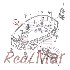 COWLING  BOTTOM 1 (6BX-G2711-00-40),Dimo,COWLING  BOTTOM 1 (6BX-G2711-00-40)-Dimo