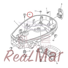 BOLT  WITH WASHER (90119-06098),Dimo,BOLT  WITH WASHER (90119-06098)-Dimo