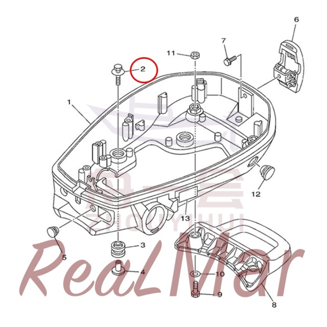 BOLT  WITH WASHER (90119-06098),Dimo,BOLT  WITH WASHER (90119-06098)-Dimo