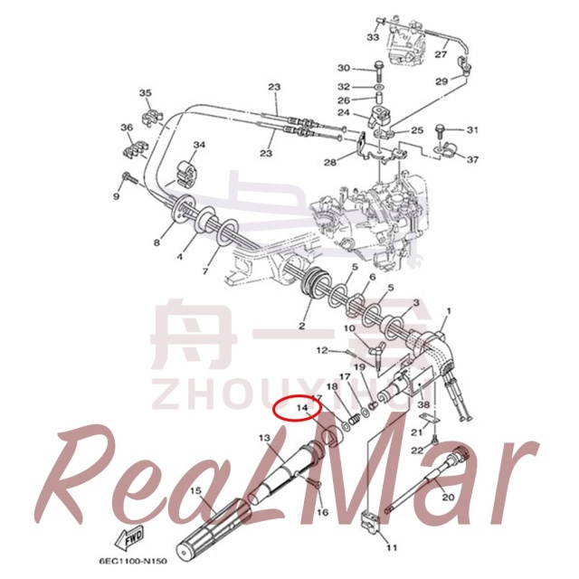 INDICATOR  THROTTLE (60P-G2137-00),Dimo,INDICATOR  THROTTLE (60P-G2137-00)-Dimo