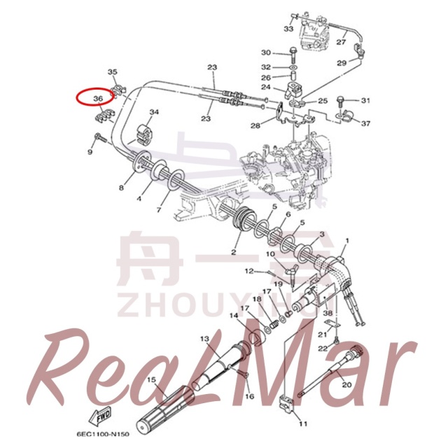 CLAMP (90464-07M05),Dimo,CLAMP (90464-07M05)-Dimo