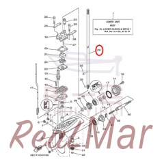 SHAFT  DRIVE (6E0-45511-01),Dimo,SHAFT  DRIVE (6E0-45511-01)-Dimo
