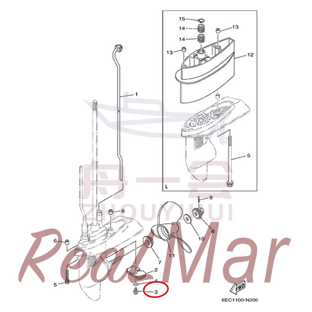 BOLT  FLANGE (95895-06012),Dimo,BOLT  FLANGE (95895-06012)-Dimo